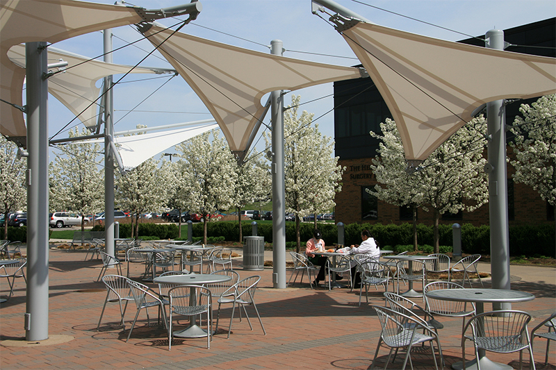 Trinity Health Ann Arbor Hospital Cafeteria Courtyard, Ann Arbor, MI