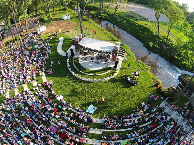 Village of Milford The Lafontaine Family Amphitheater, Milford, MI